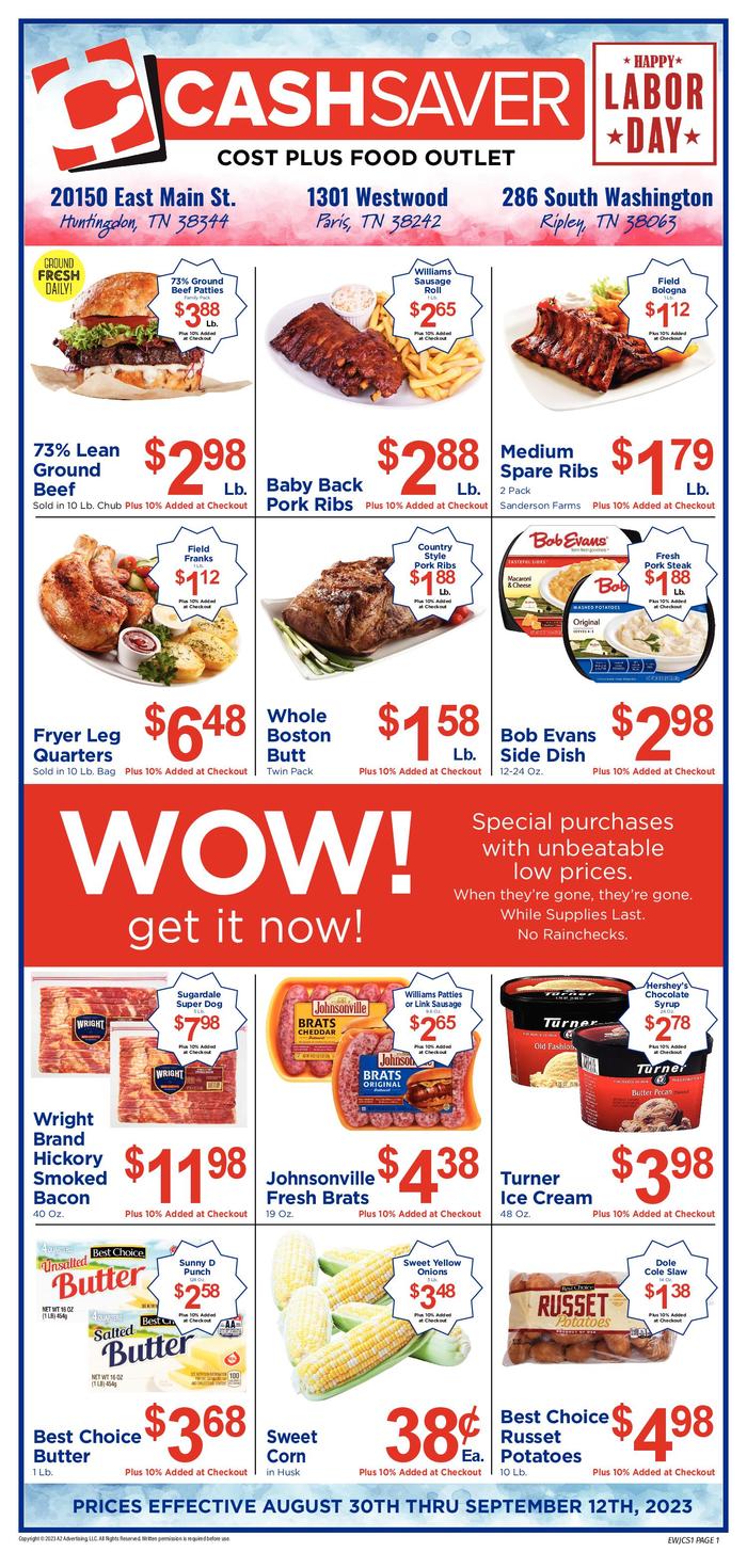 Huntingdon Cash Saver | Ad Specials